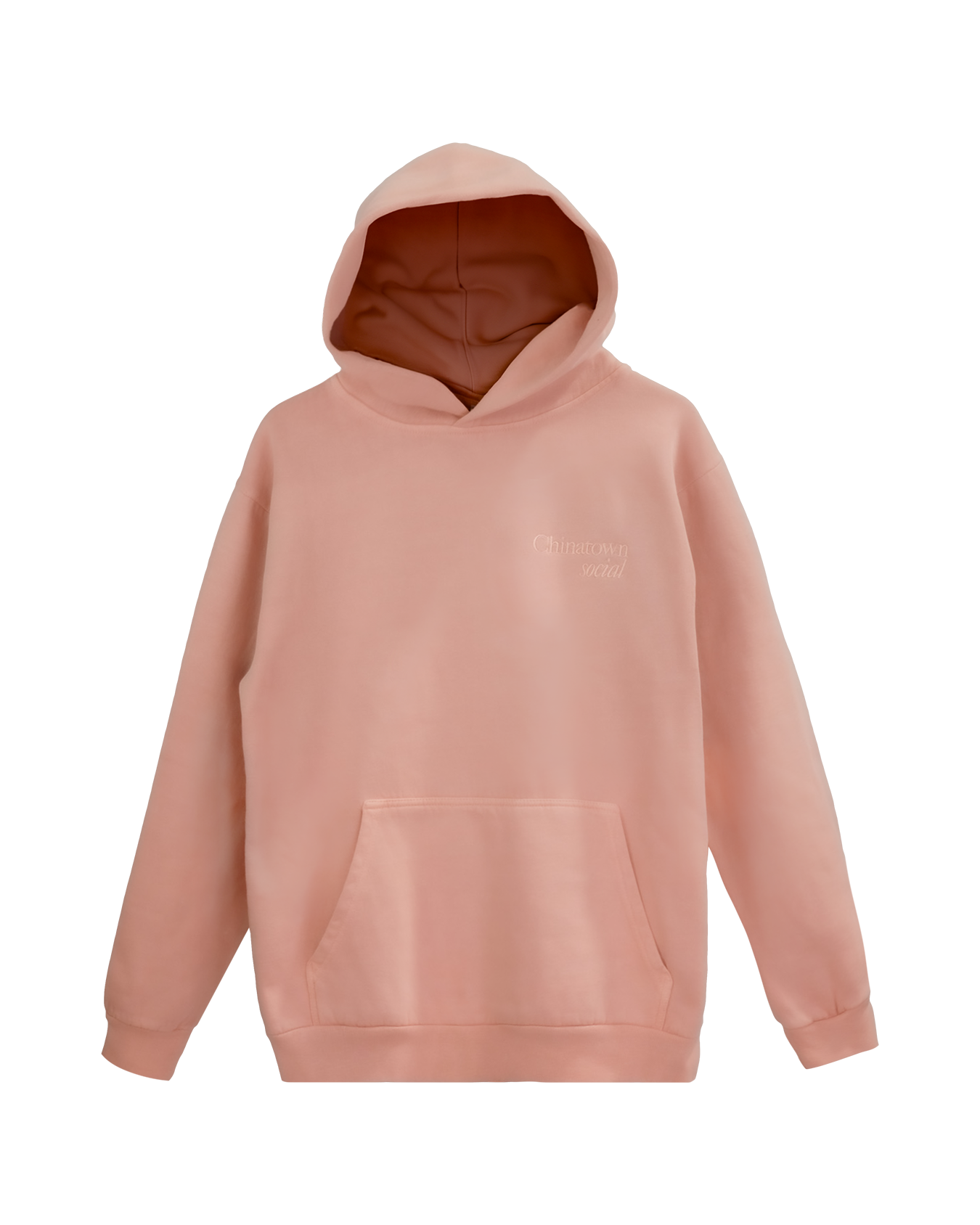 FADED SALMON HOODIE Chinatown Social