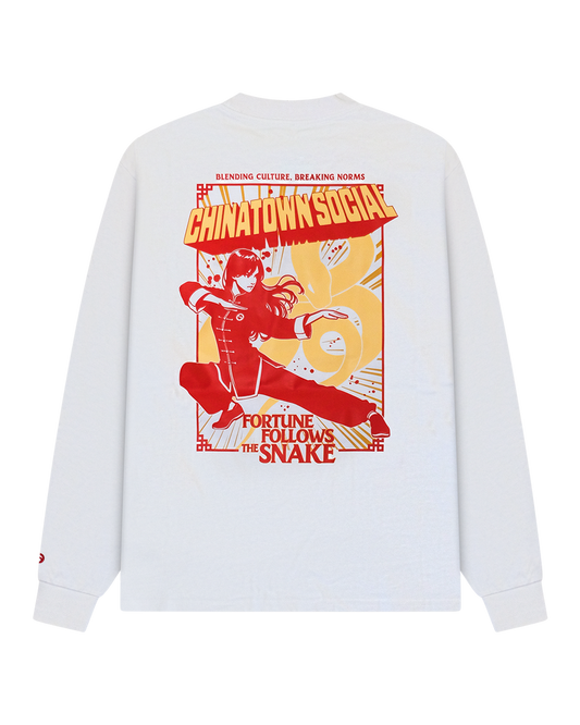 FORTUNE FOLLOWS THE SNAKE LONG-SLEEVE