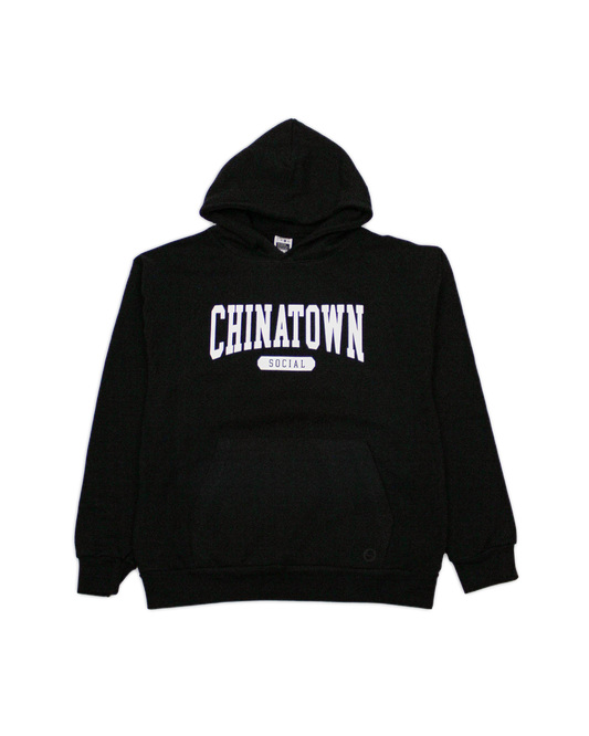 UNIVERSITY HOODIE BLACK