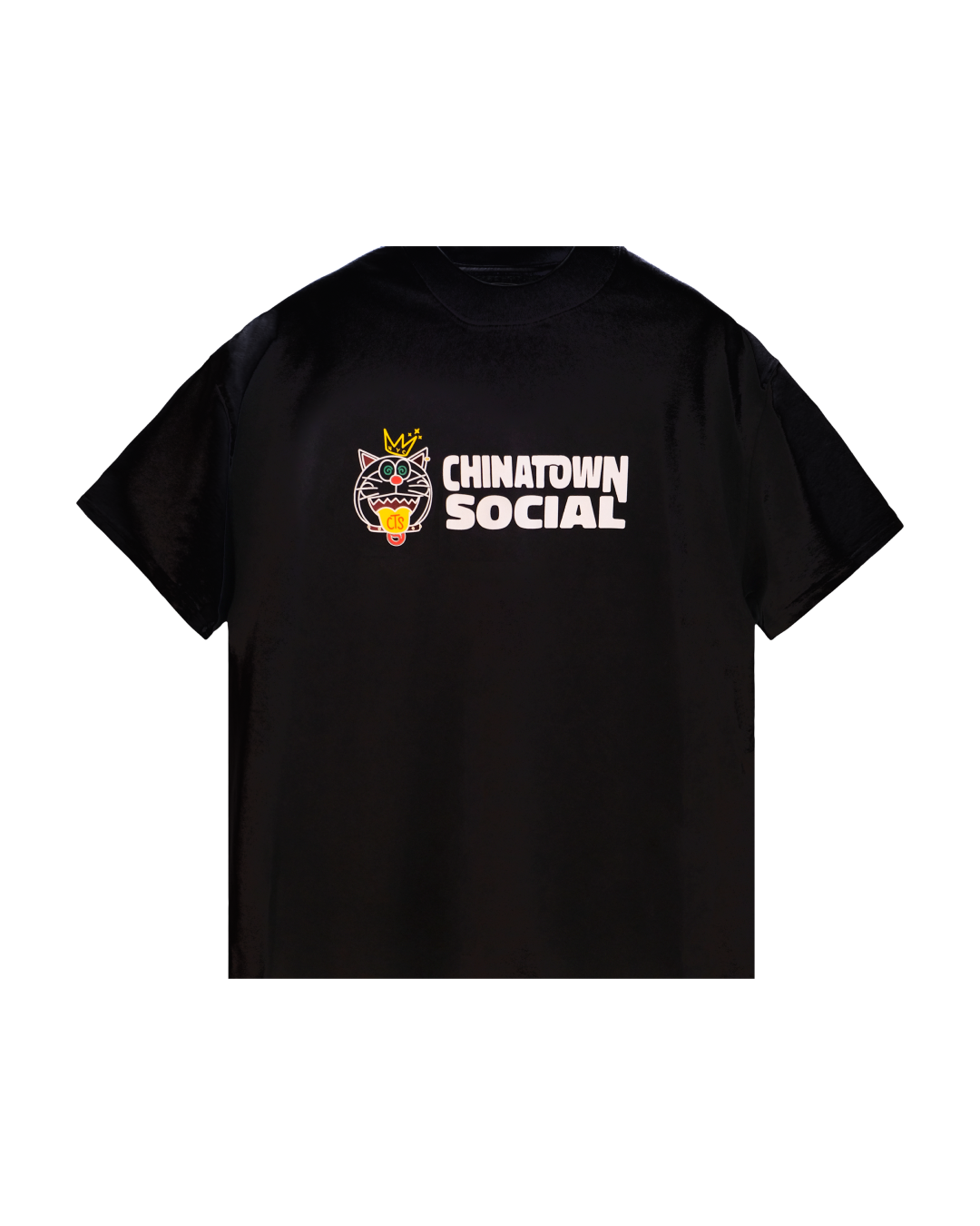 LUCKY CAT TEE BLACK